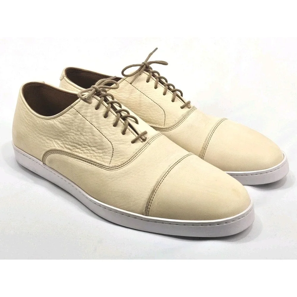 Allen Edmonds Park Avenue Cap-toe Oxford Dress Sneaker Size 12D Leather